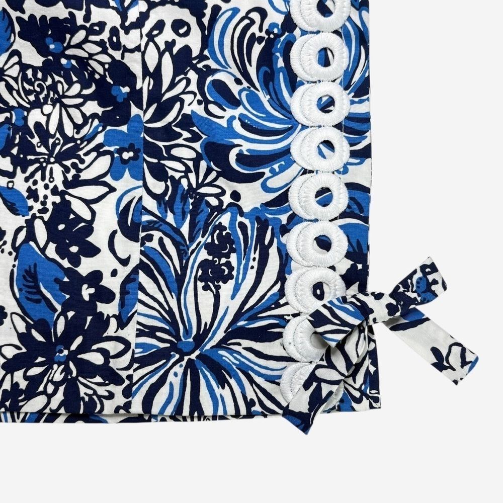 NWT Lilly Pulitzer Mila Stretch Mini Dress Low Tide Navy Pandarama Size 00 - Picture 5 of 13